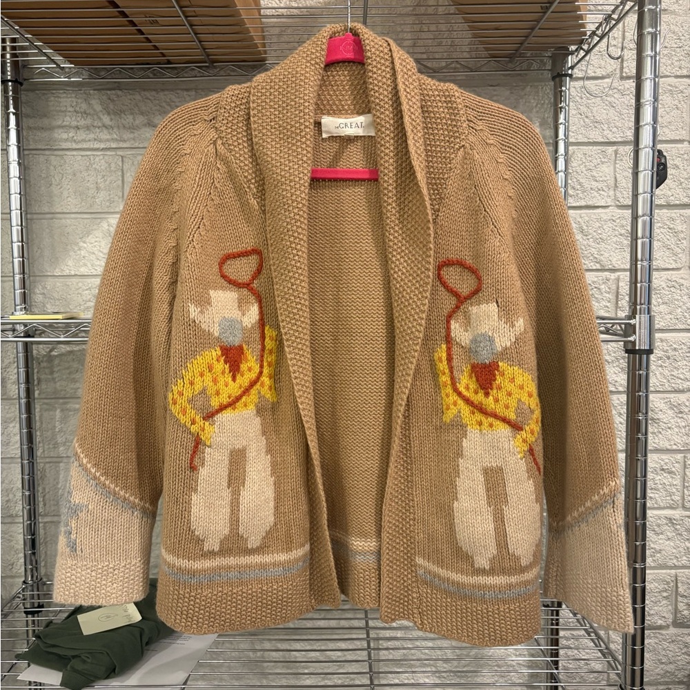 THE GREAT. The Cowboy Lodge Cardigan (RARE) size 2